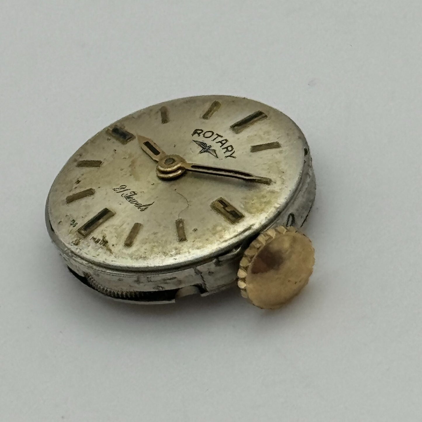 15.5mm Running Rotary ETA 2412 Manual Wind 21 Jewels Swiss Watch Movement PARTS