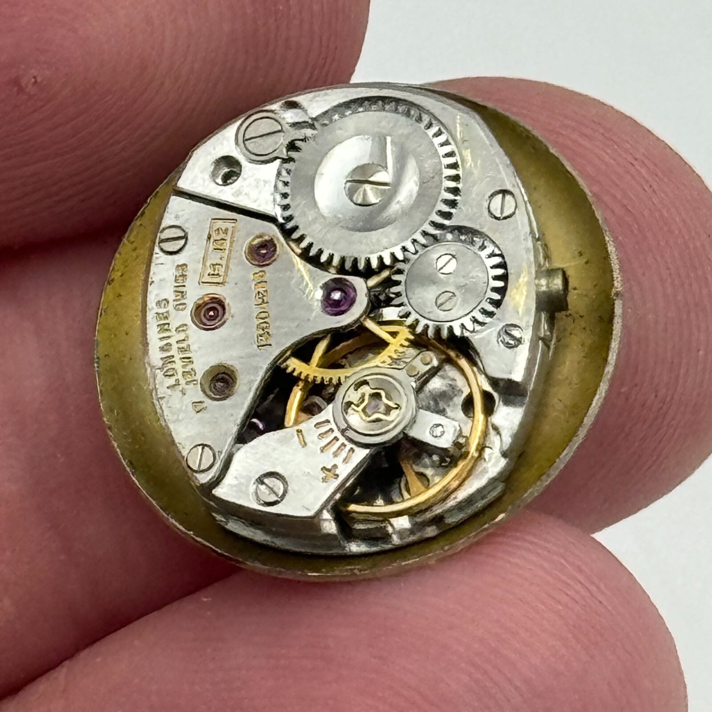 14.1mm Ladies Longines Cal 14.162 Manual Wind Watch Movement Swiss Vintage PARTS