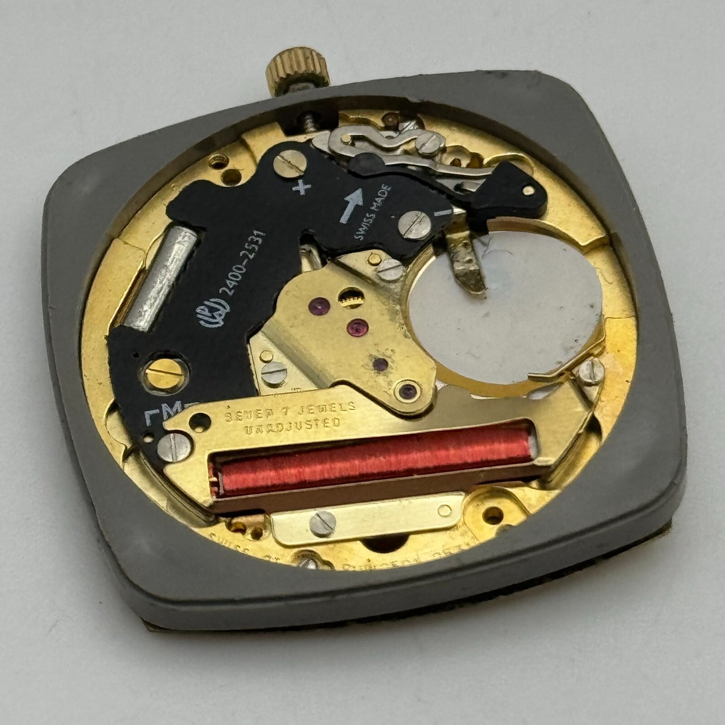 26.1mm Men’s Marvin PUW 2501 - 2531 Quartz Watch Movement Vintage PARTS SPARES