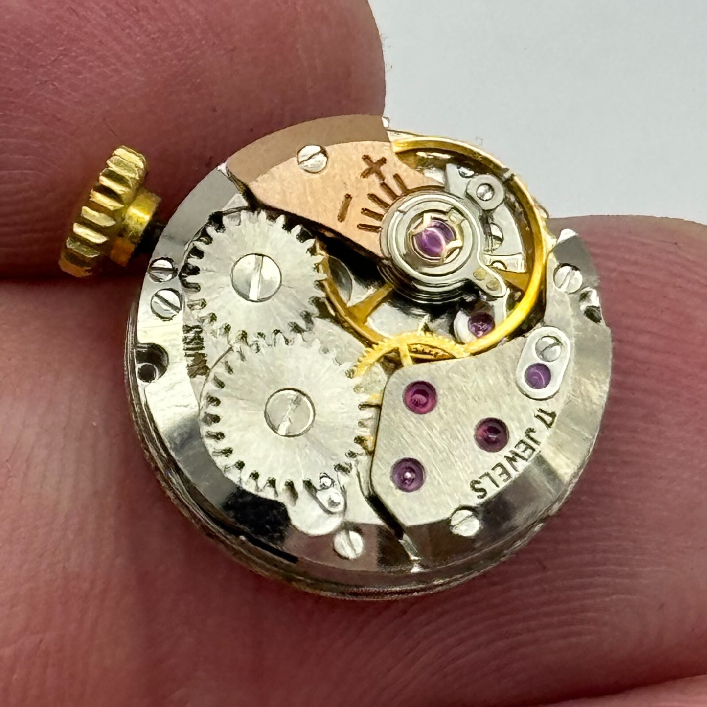 15.5mm Ladies Running Garrard ETA 2412 Manual Wind Watch Movement PARTS SPARES