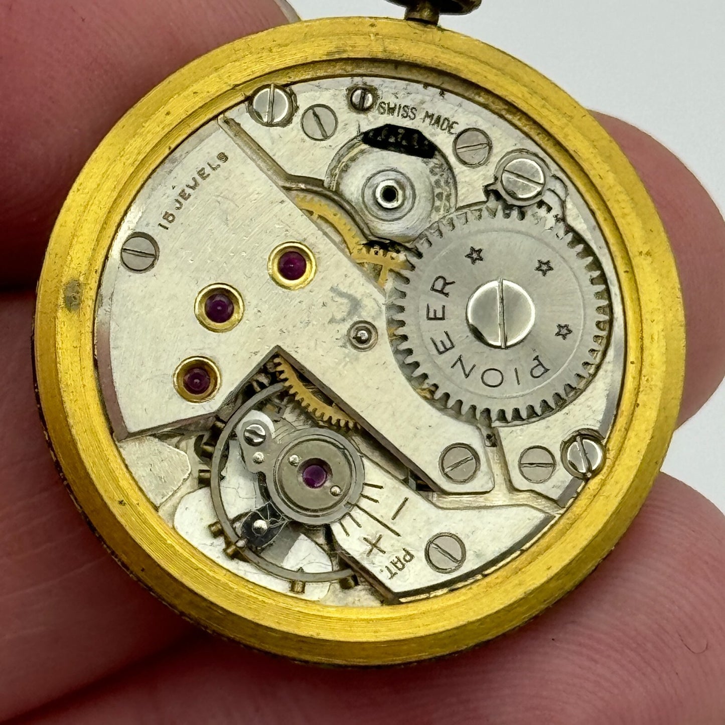 28.6mm Pioneer FHF Cal 70 Balance Ok Watch Movement Swiss Vintage PARTS SPARES
