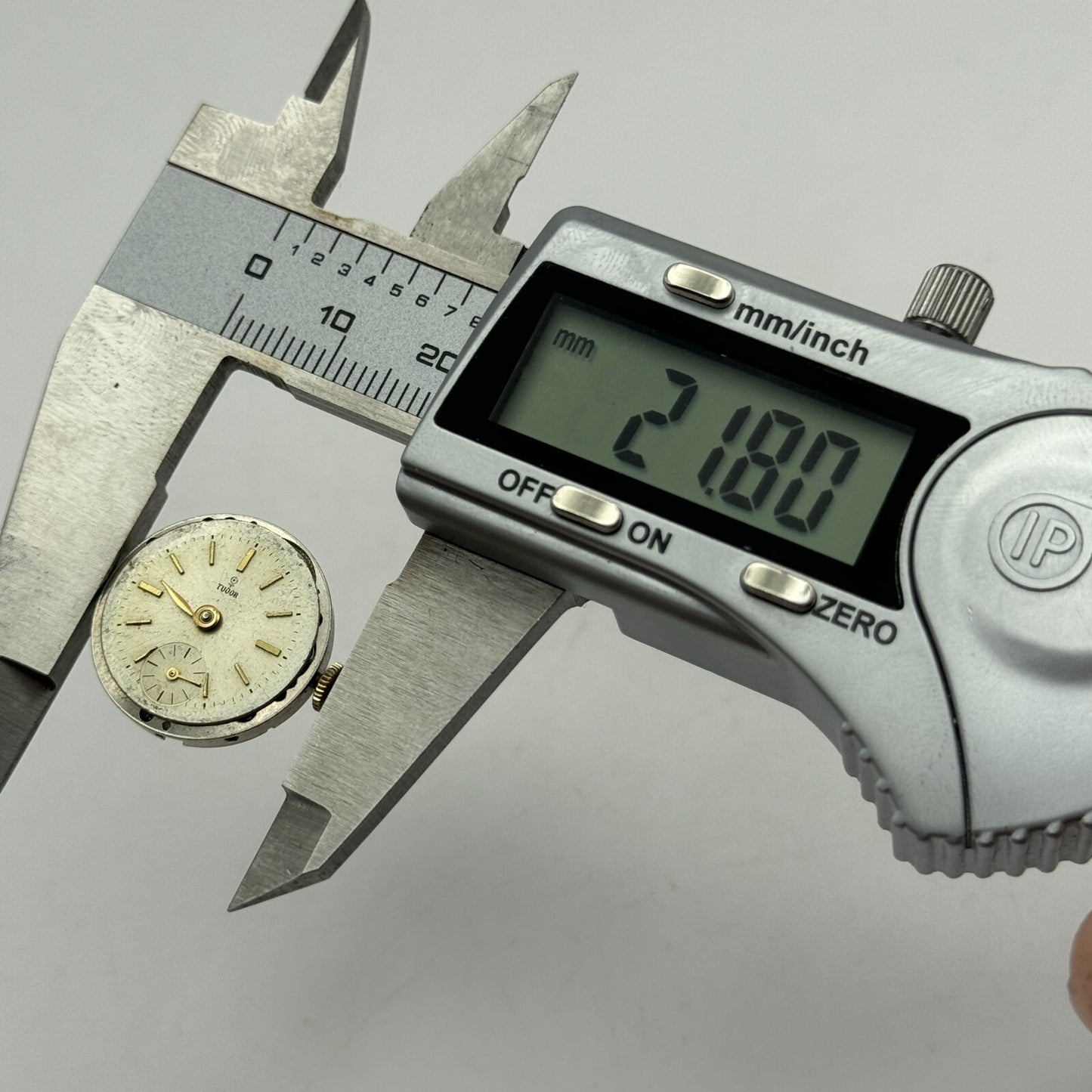 19.6mm Tudor Cal 2325 & 4.2mm Rolex Crown Manual Wind Swiss Watch Movement PARTS