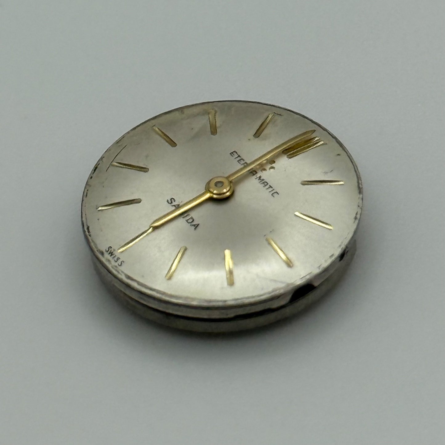 Eterna Matic 1446 Automatic Watch Movement Sahida Ladies Vintage Parts 18.5mm