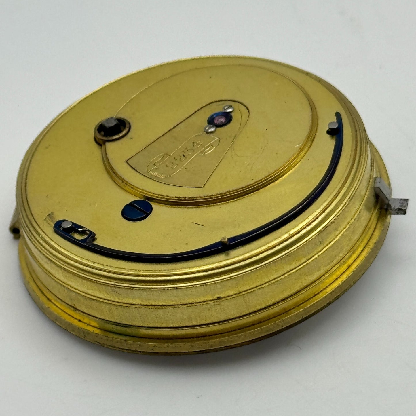 43mm Antique Good Quality Unidentified English Pocket Watch Movement PARTS SPARE