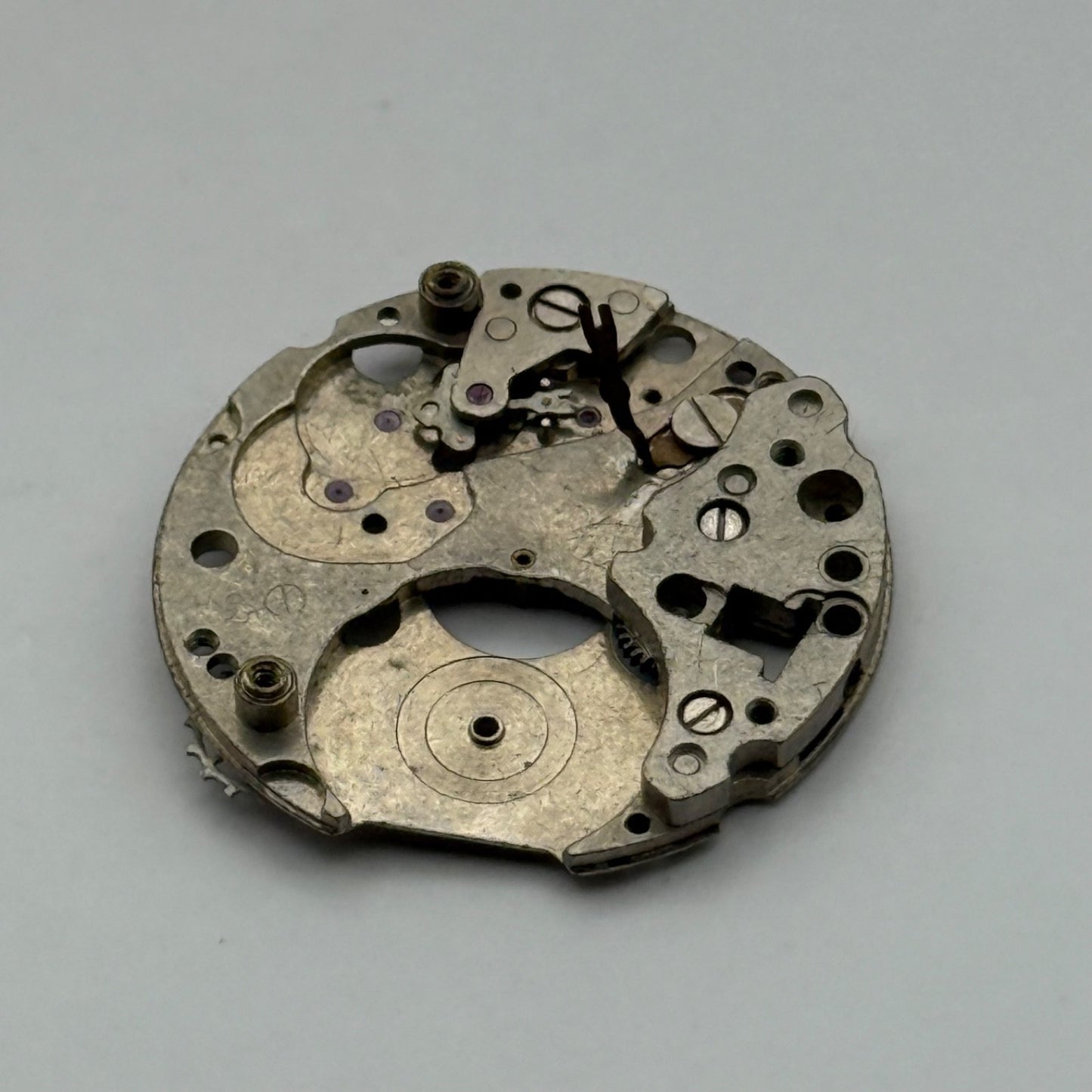 Criterion 65 Watch Movement Main Plate Manual Wind Vintage Parts Repair 23.6mm
