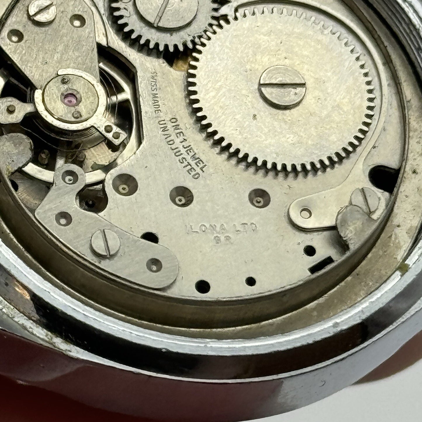 36mm Manual Wind Zorba Datomatic Ilona LTD Swiss Watch FOR PARTS RESTORE