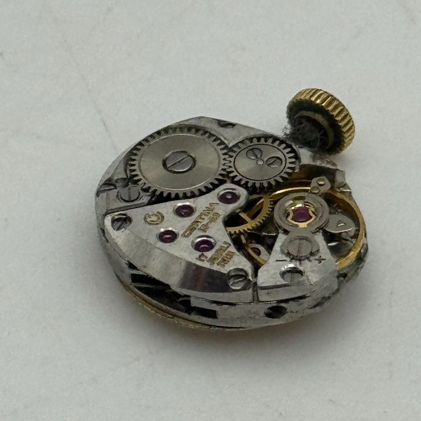 12.9mm Ladies Running Certina 13-20 Swiss Manual Wind Watch Movement PARTS SPARE