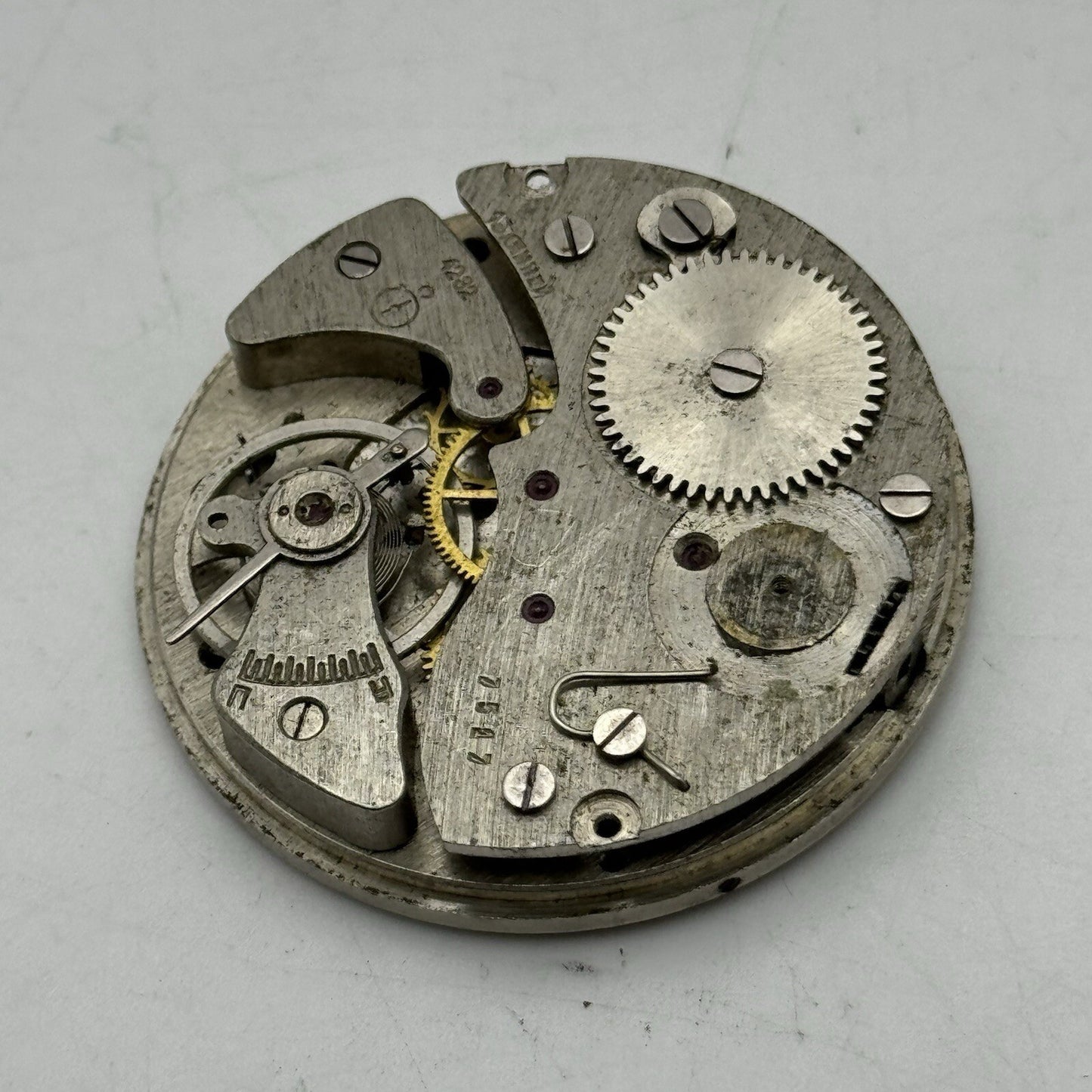 43.2mm Manual Wind Soviet Stop Watch Pocket Watch Movement FOR PARTS Restore