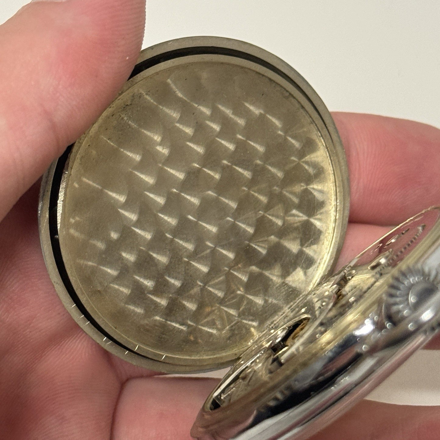 50mm Vintage Dowel NEW OLD STOCK Open Face Sub Seconds Pocket Watch TO SERVICE
