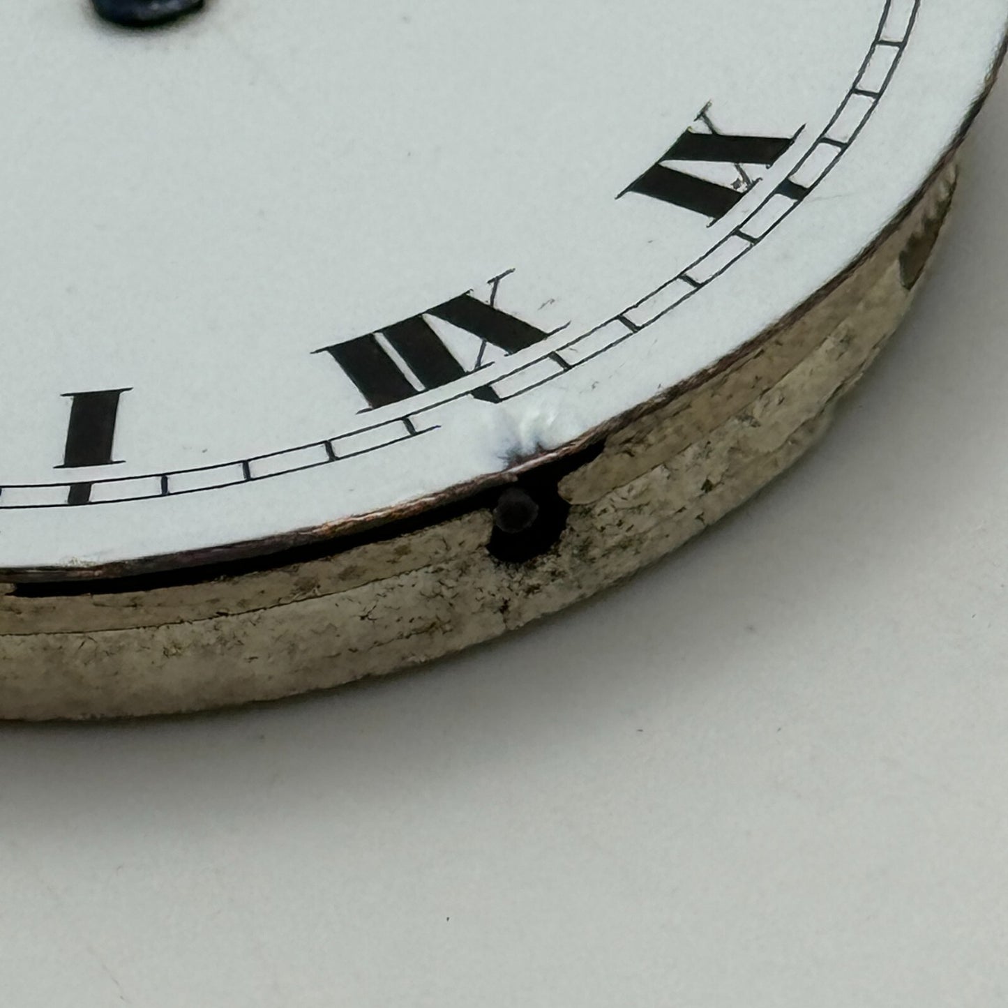 42.5mm Vintage Swiss Open Face Balance Intact Pocket Watch Movement PARTS SPARES