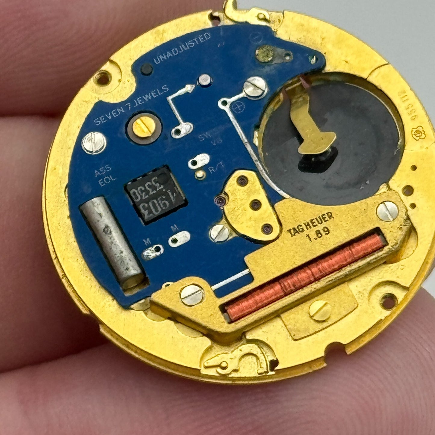 26.1mm Tag Heuer 1.89 ETA 955.112 Quartz Partial Watch Movement Vintage PARTS