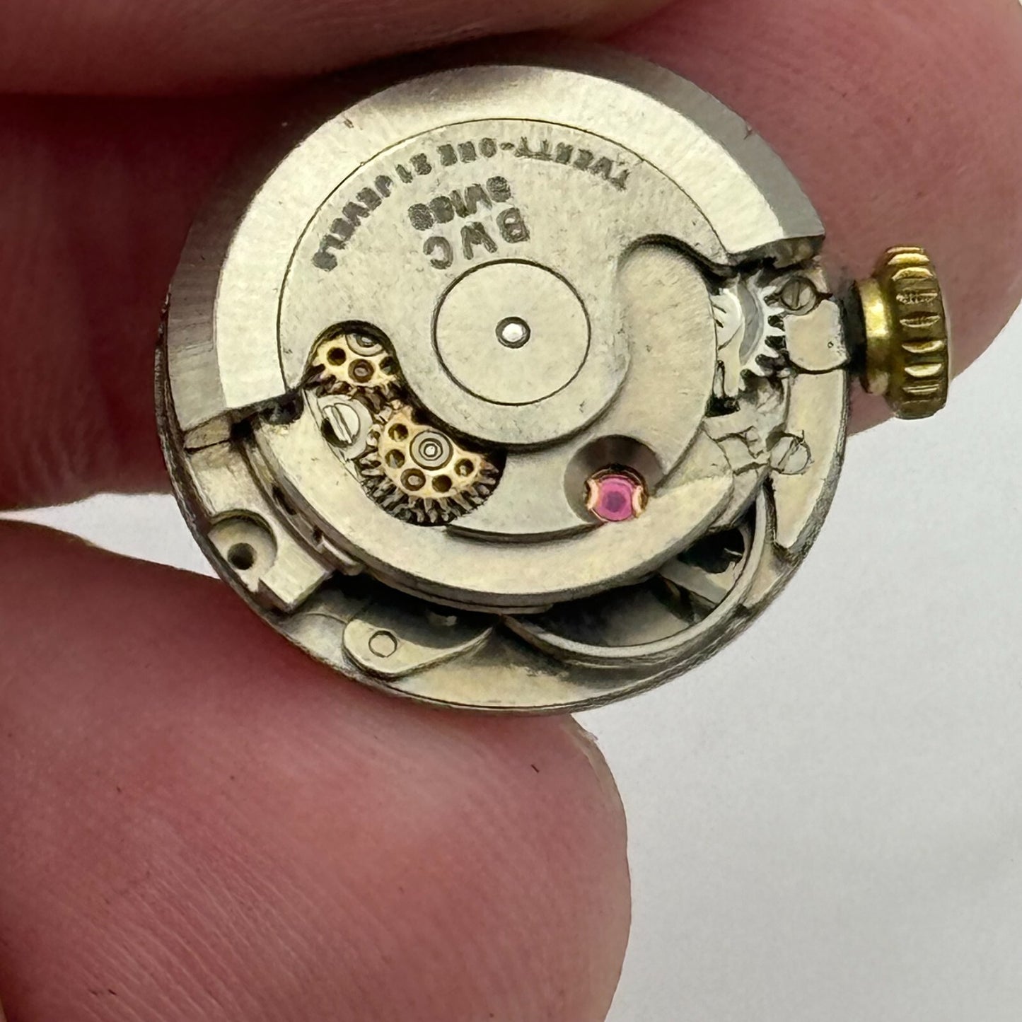 17.4mm BWC ETA 2550 Swiss Manual Wind 21 Jewels Watch Movement PARTS REPAIR