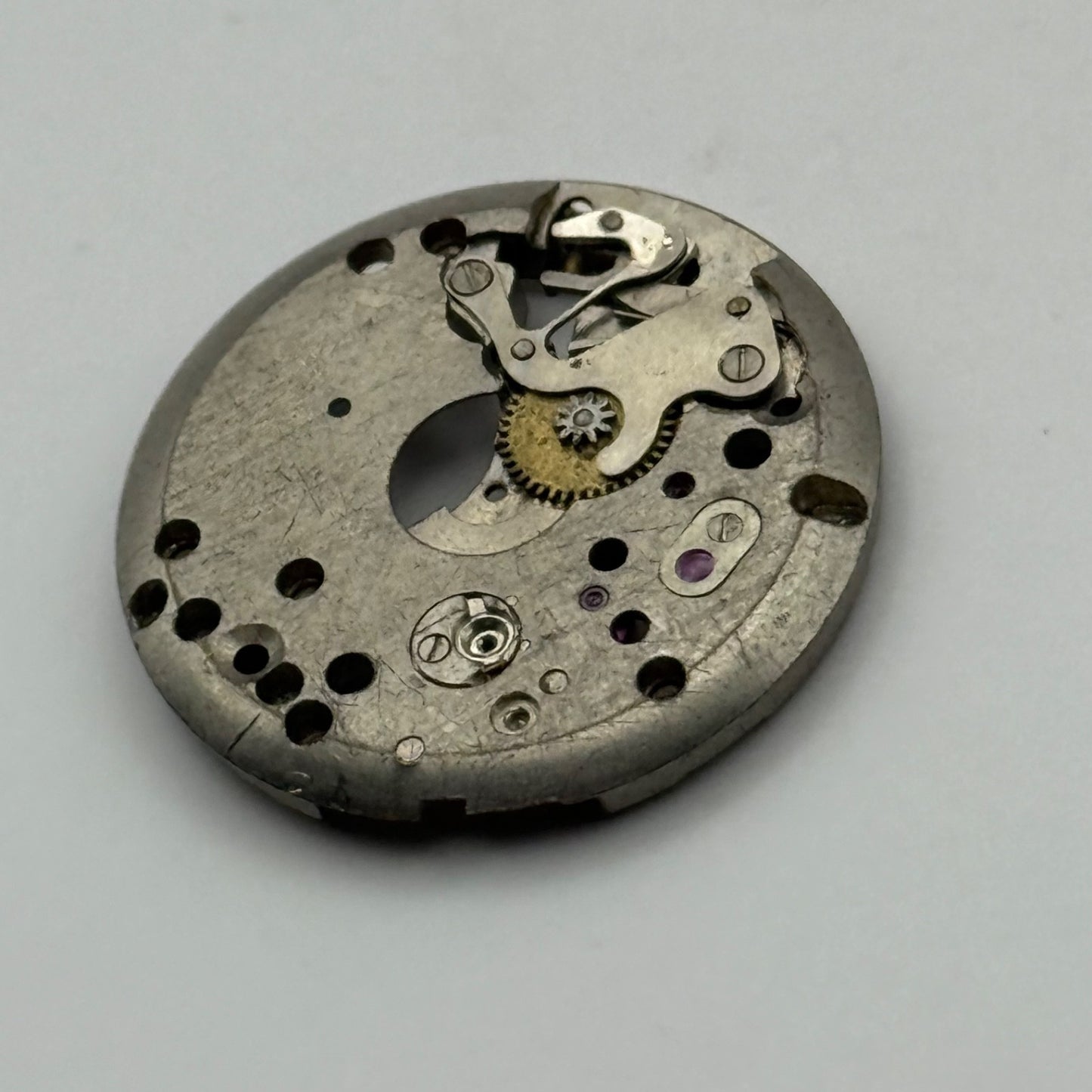GSW Geneva Sport 230 Watch Movement Main Plate Vintage Swiss Parts 23.6mm