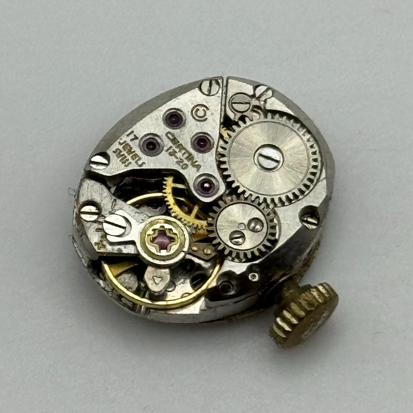 12.7mm Ladies Certina 13-20 Balance Ok Manual Wind Swiss Watch Movement PARTS