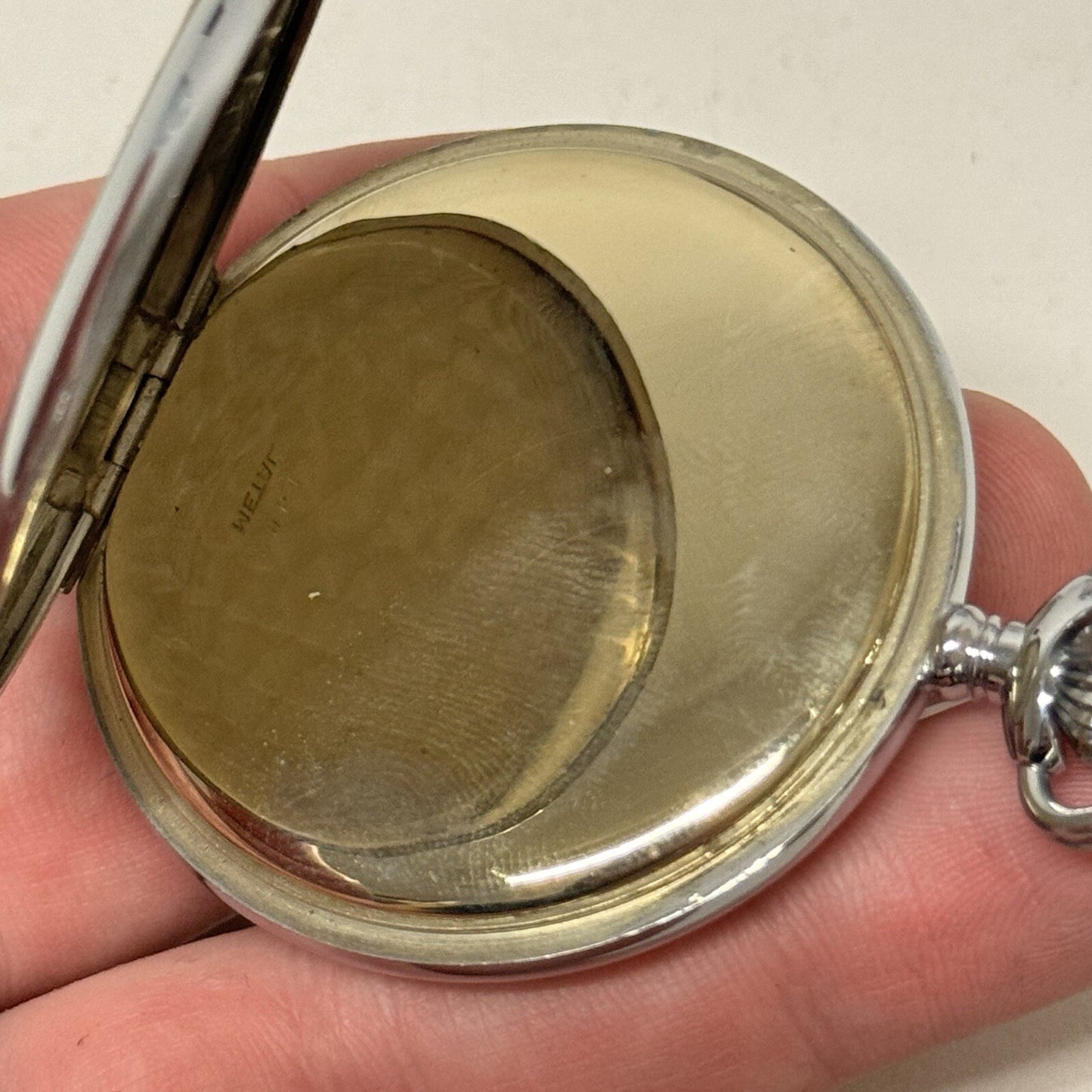 50mm Vintage Dowel NEW OLD STOCK Open Face Sub Seconds Pocket Watch TO SERVICE