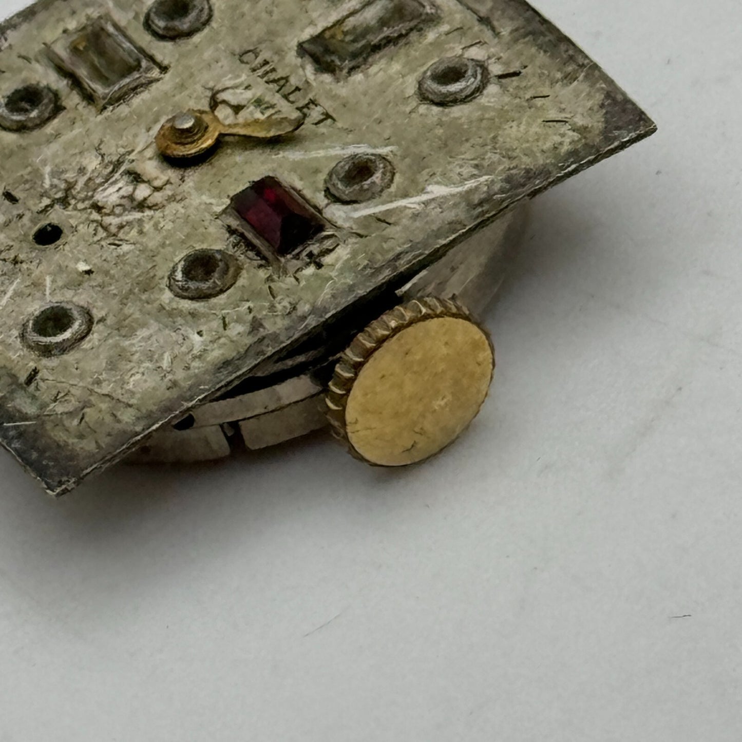 19.7mm Chalet AS 970 A Schild Manual Wind Watch Movement Swiss Vintage PARTS