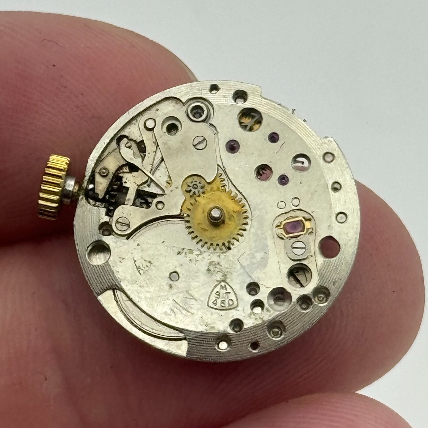 22.2mm Roamer MST 450 Manual Wind 15 Jewels Watch Movement Swiss Made PARTS