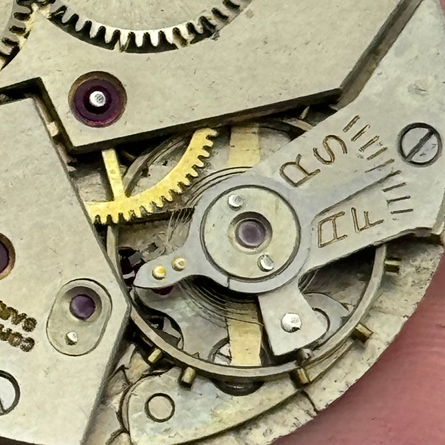 26.9mm Majex Felsa F 390 Manual Wind Watch Movement Swiss Vintage PARTS SPARES