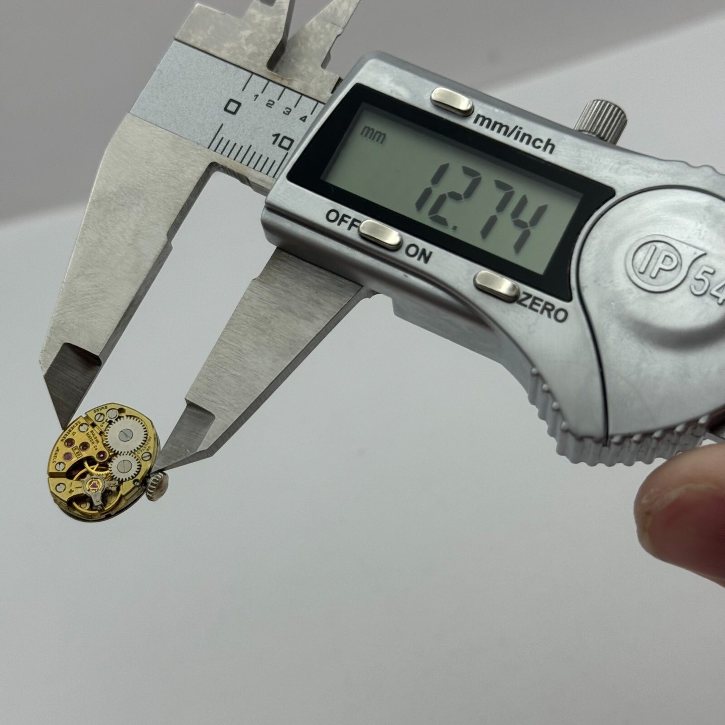 12.7mm Running Bulova 5BD Manual Wind 17 Jewels Swiss Made Watch Movement PARTS
