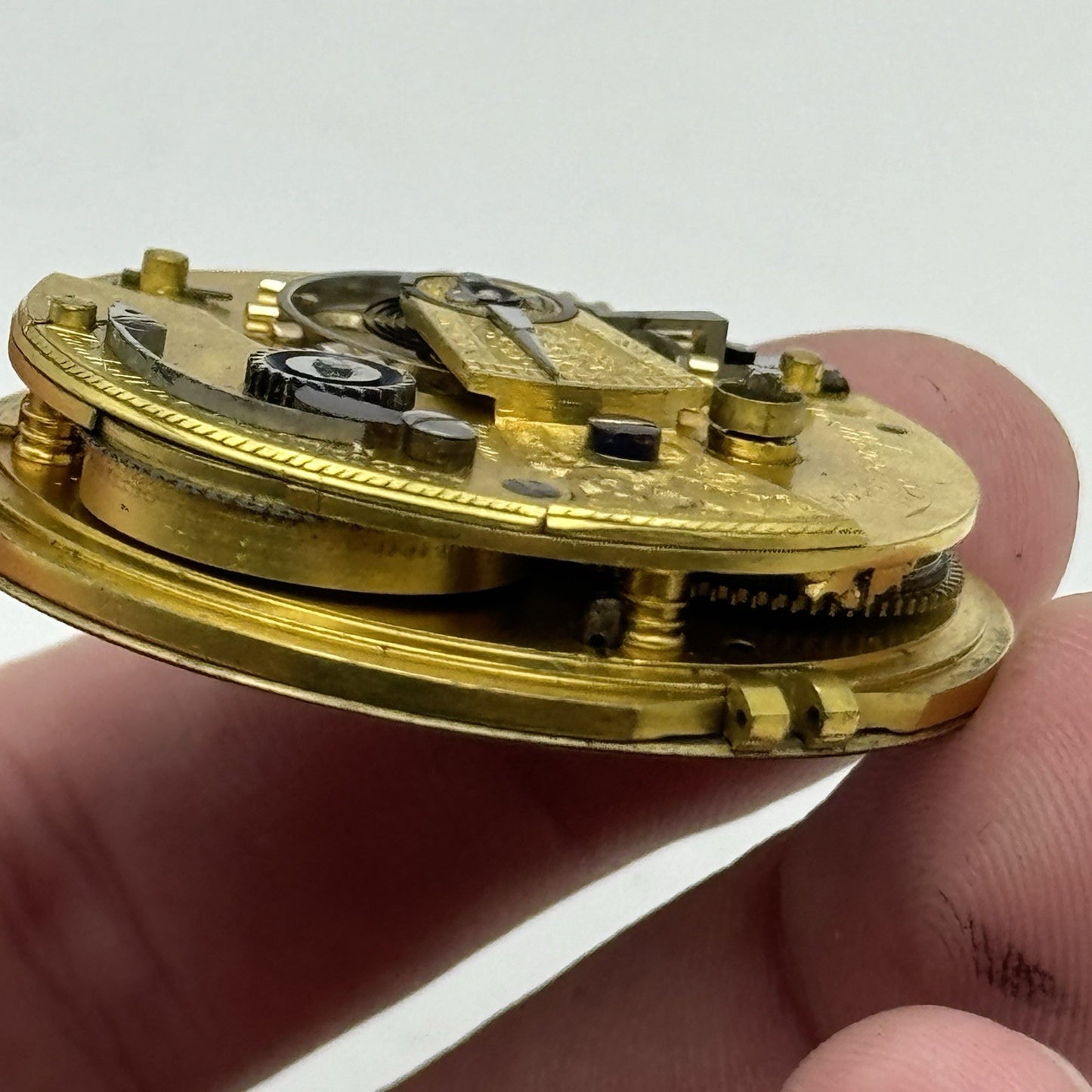 High Quality Running Cozens Matthews & Thorpe London Fusee Pocket Watch Movement