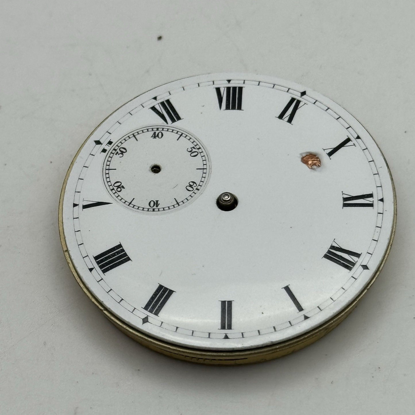 43.2mm Moeris Open Face Swiss Vintage Pocket Watch Movement PARTS REPAIR SPARES