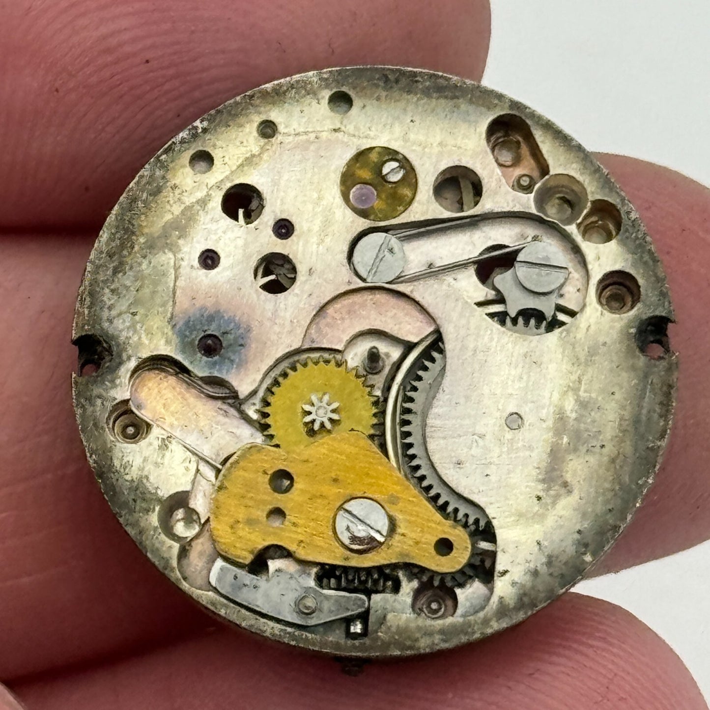 24mm Derrick Arogno A 120 Balance Ok Manual Wind Swiss Watch Movement PARTS
