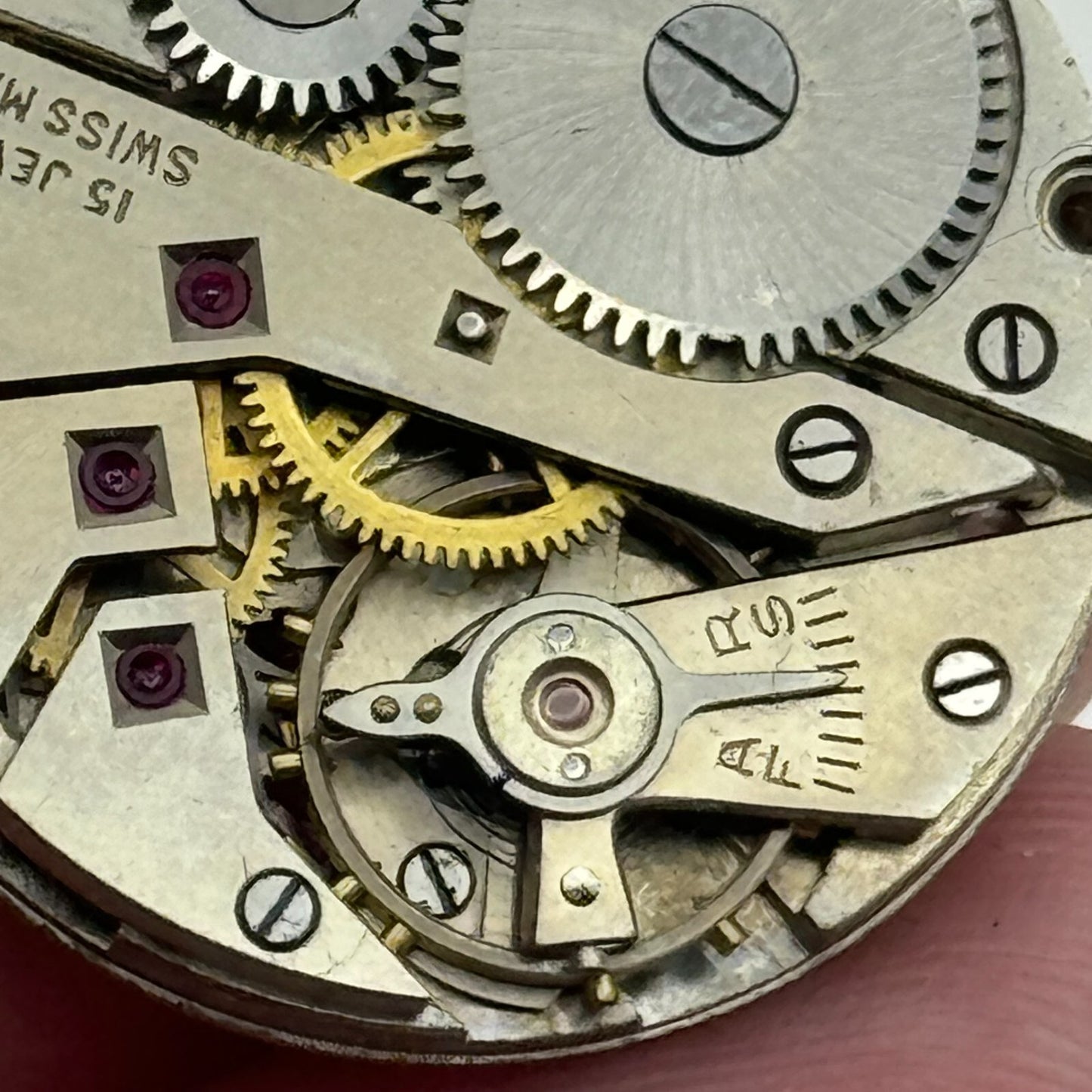 23.6mm Running Felsa F 294 Manual Wind 15 Jewels Swiss Made Watch Movement PARTS