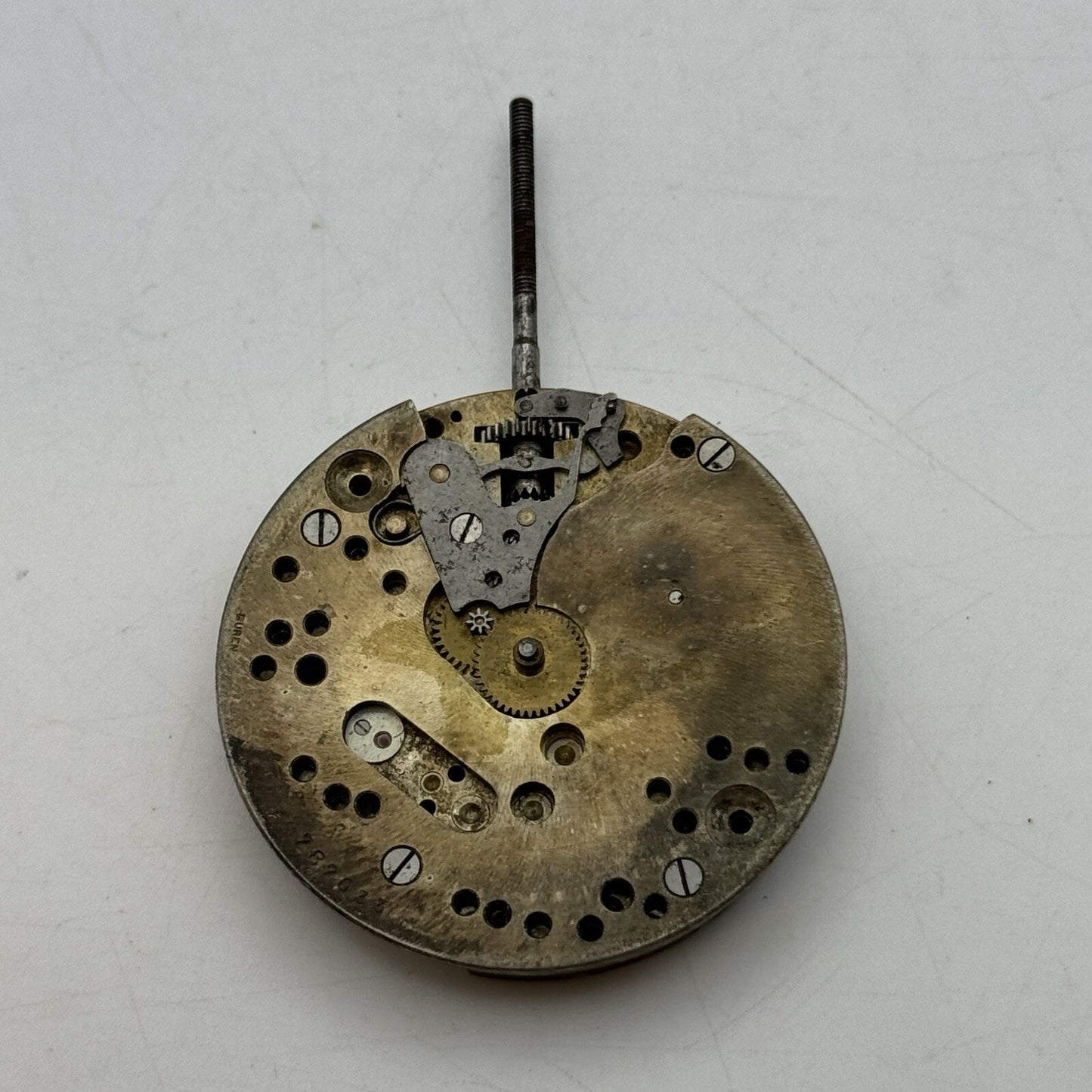 42.7mm Manual Wind Buren Watch Co Higher Grade Pocket Watch Movement FOR PARTS