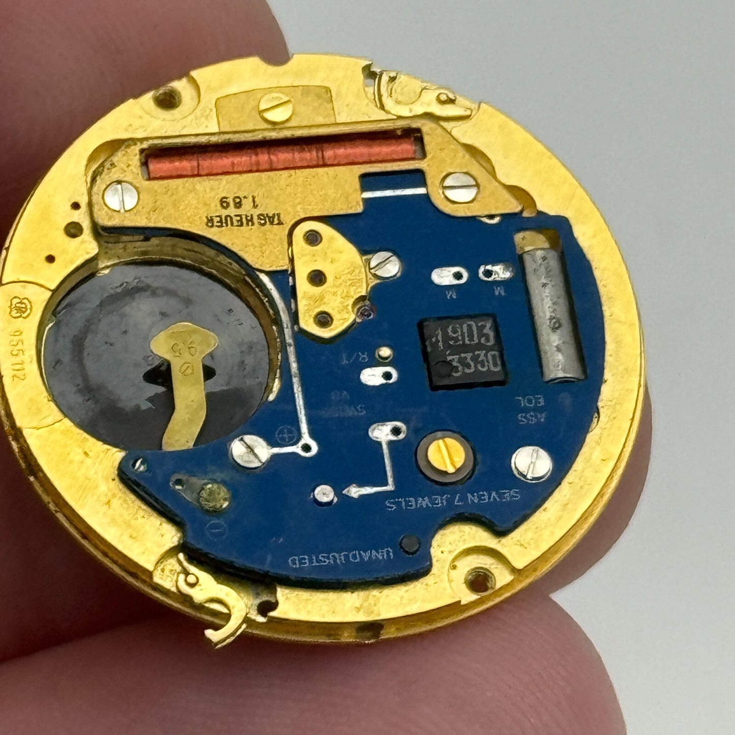 26.1mm Tag Heuer 1.89 ETA 955.112 Quartz Partial Watch Movement Vintage PARTS
