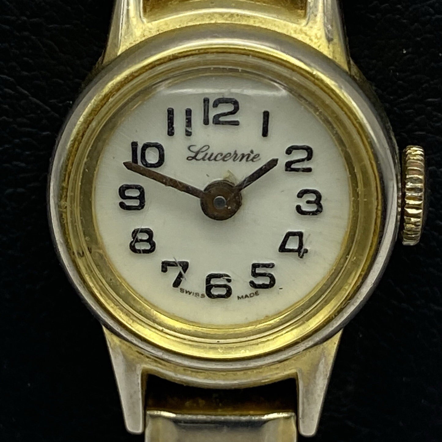 17mm Vintage Ladies Lucerne Cal 5601 Manual Cocktail Heart Watch NON WORKING