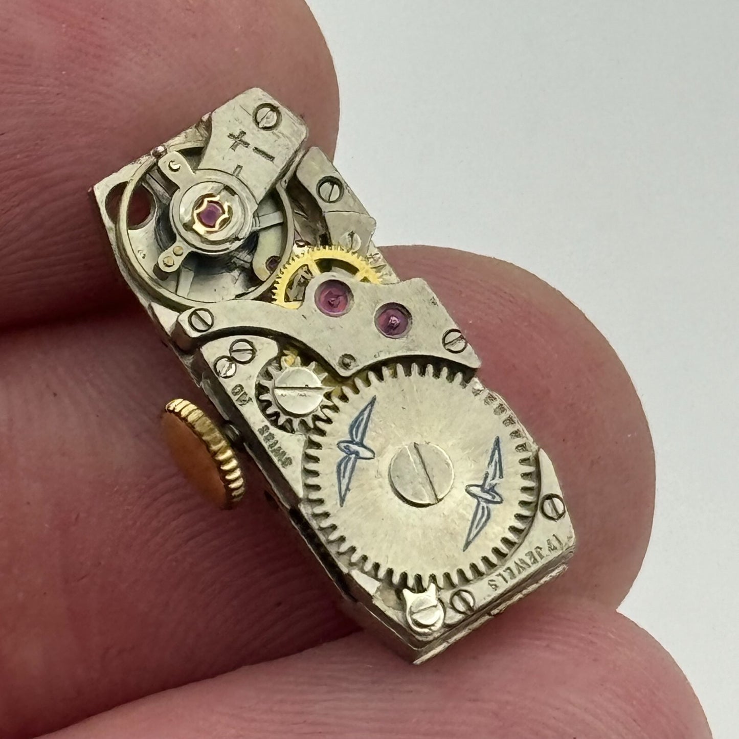 9mm Ladies Rotary FHF 59-21 Manual Wind 17 Jewels Swiss Watch Movement PARTS