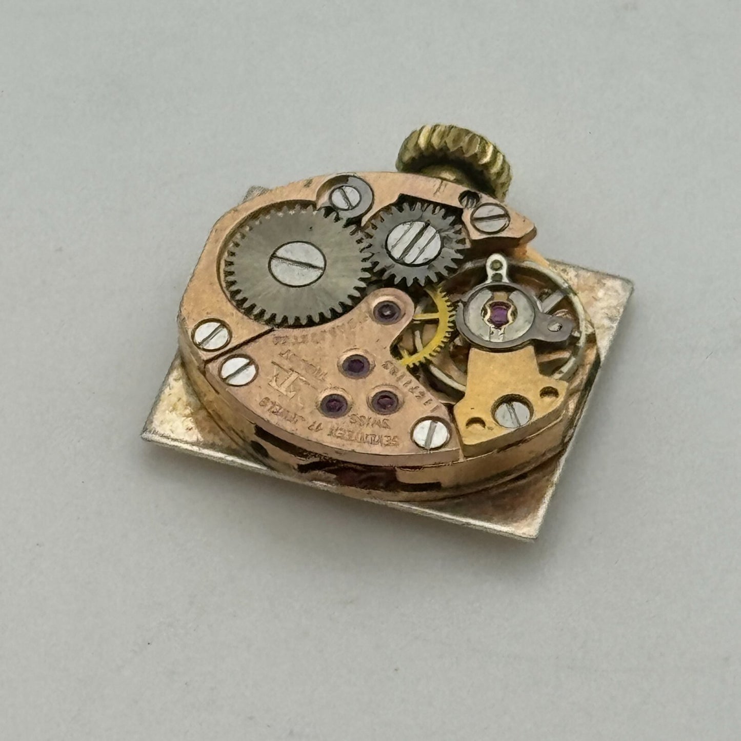 15.1mm Tissot 530-1 Balance Ok Swiss Manual Wind Watch Movement PARTS REPAIR