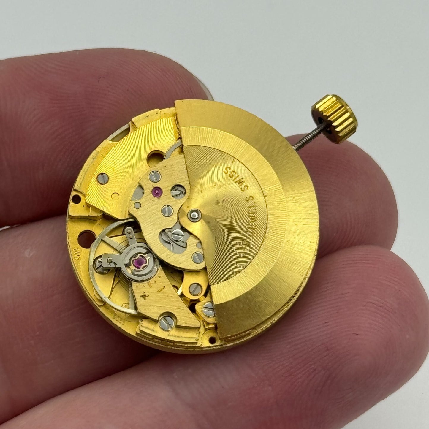 26mm Men's AS 2066 Automatic 15 Jewels Vintage Swiss Watch Movement PARTS SPARES