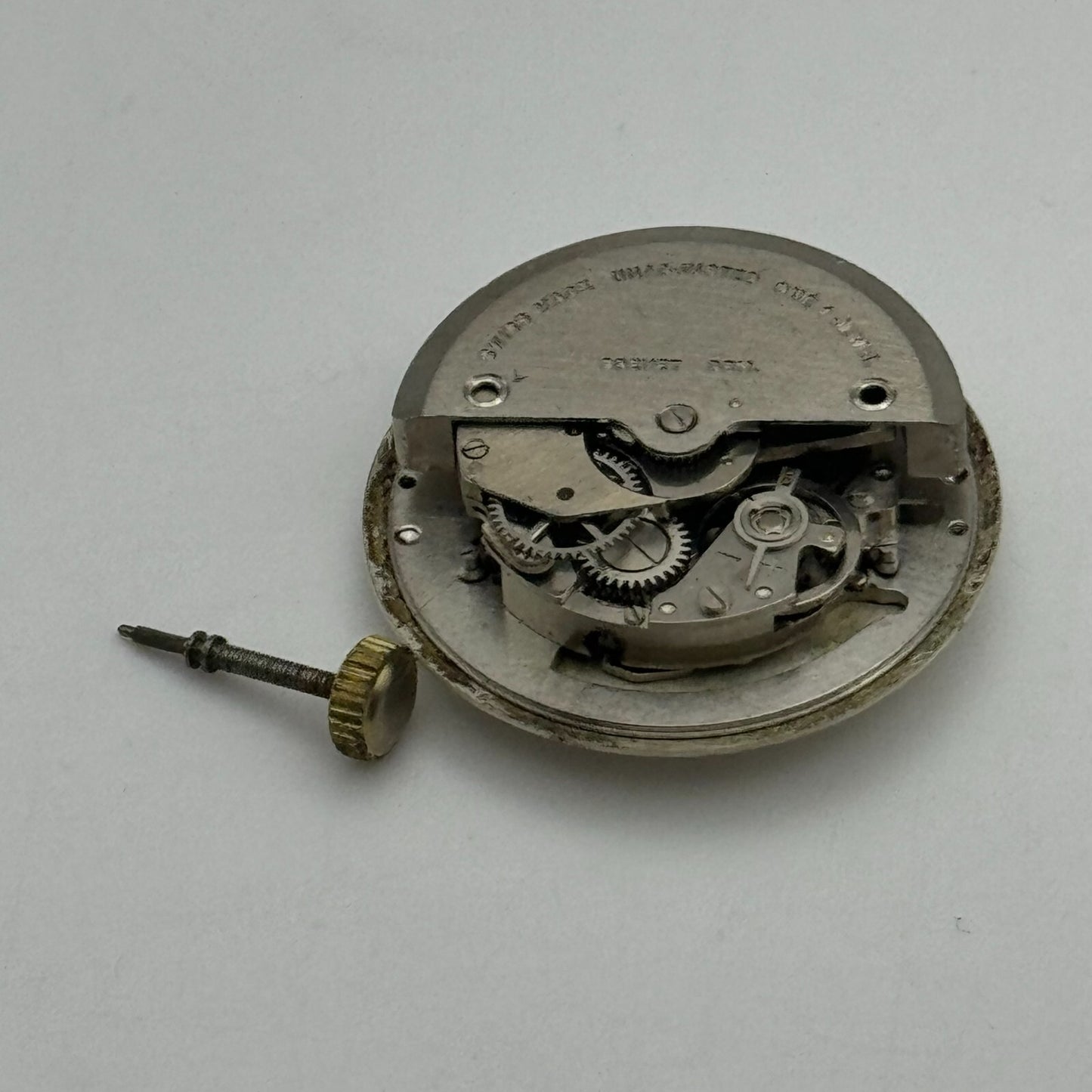 25.8mm Penguin EB 1575N Automatic 1 Jewel Watch Movement Swiss Vintage PARTS