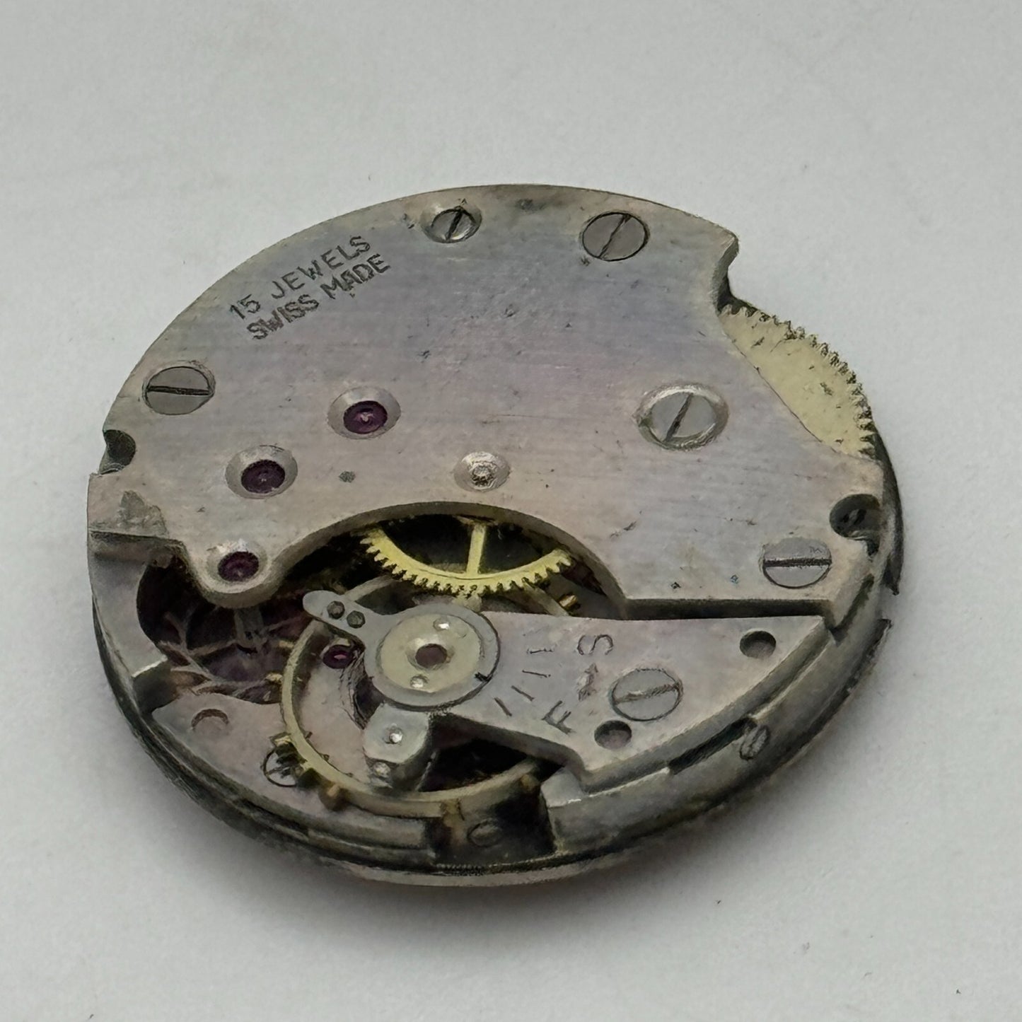 24mm Derrick Arogno A 120 Balance Ok Manual Wind Swiss Watch Movement PARTS