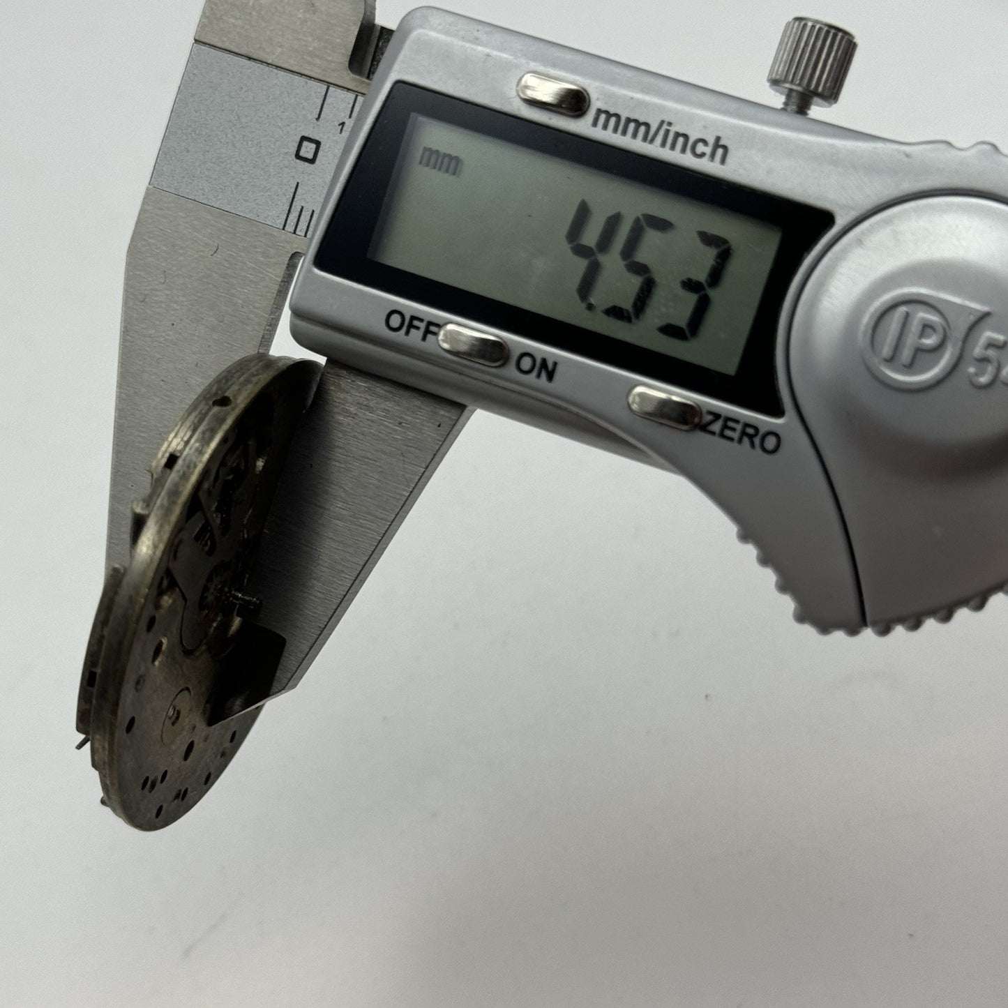 41.4mm Unidentified Thin 7 Jewels Vintage Pocket Watch Movement PARTS REPAIR