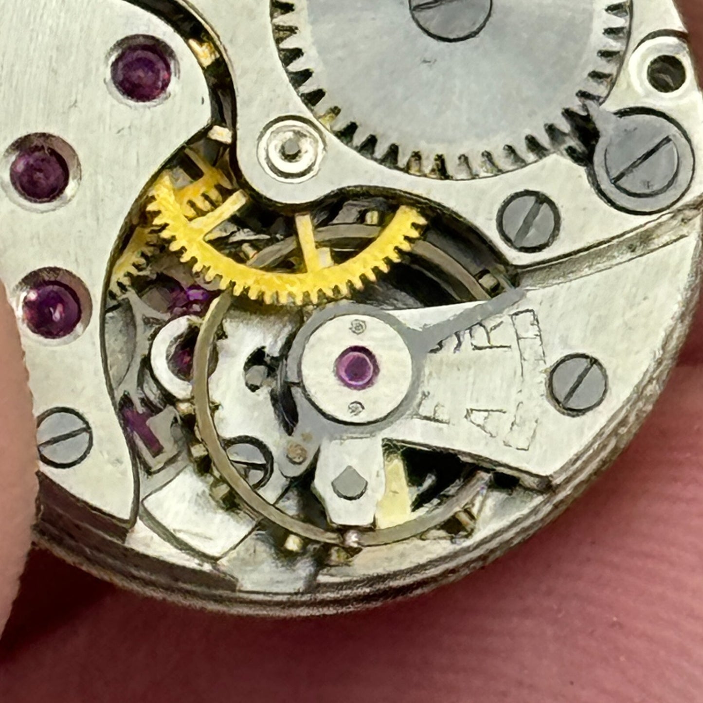 17.8mm Ladies Revue 49 Limit Swiss 15 Jewels Manual Wind Watch Movement PARTS