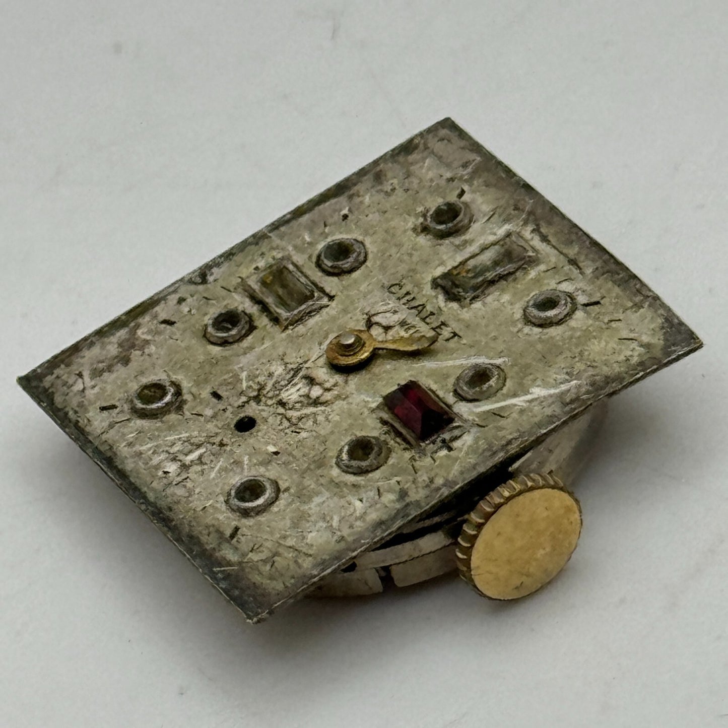 19.7mm Chalet AS 970 A Schild Manual Wind Watch Movement Swiss Vintage PARTS