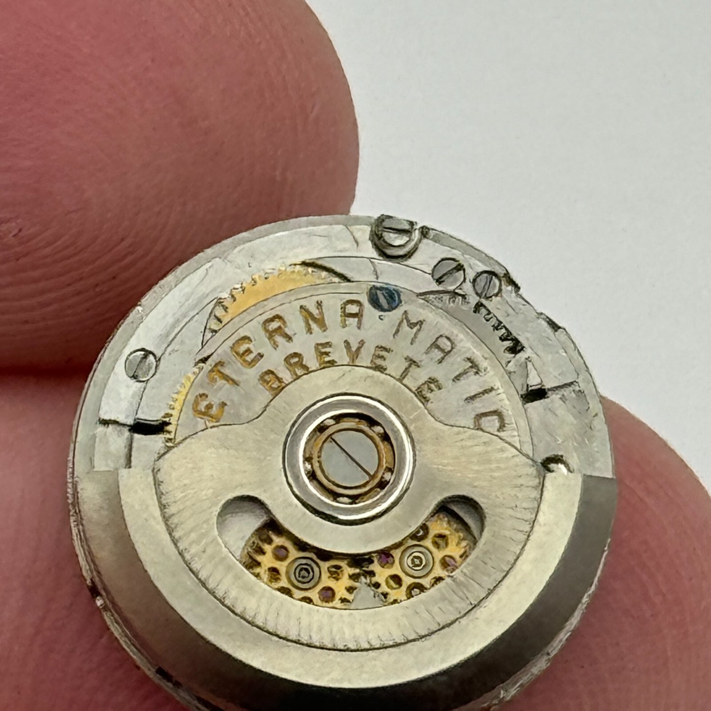 16.4mm Ladies Eterna Matic 1420 Automatic Watch Movement Swiss Vintage PARTS