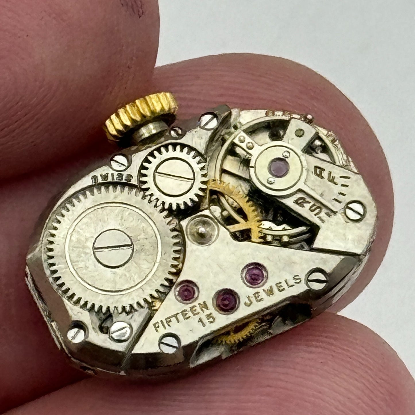 12.8mm Ladies AS 1051 A Schild Manual Wind Watch Movement Swiss Vintage PARTS