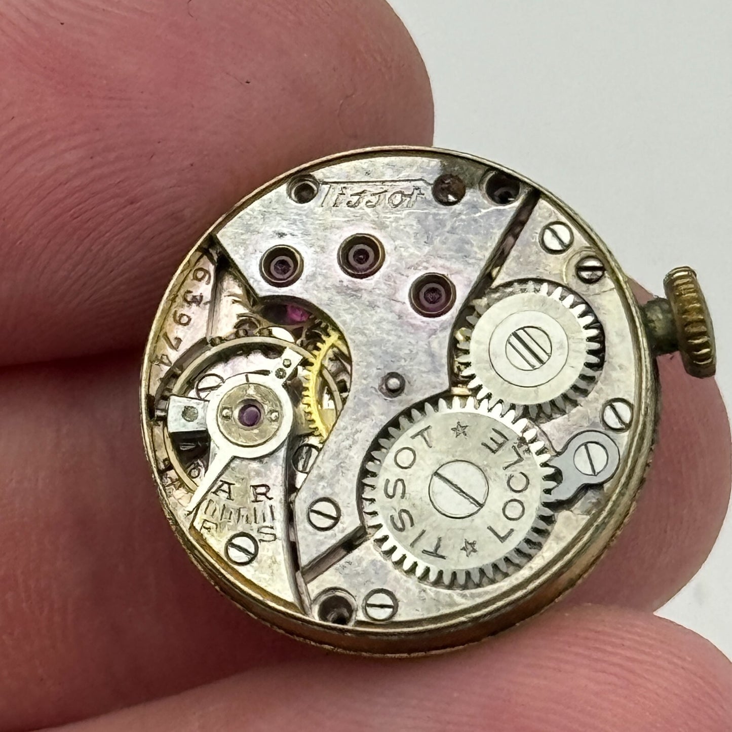 20.1mm Ladies Running Tissot Locle Cal 194 Manual Wind Swiss Watch Movement PART