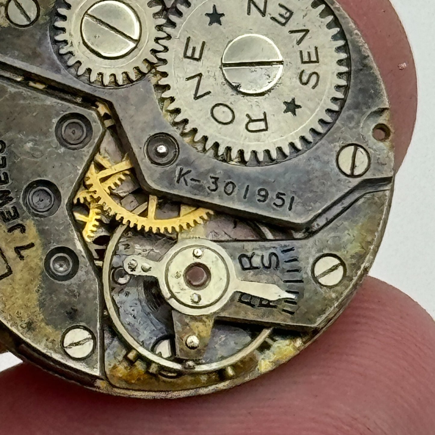 23.6mm Rone Seven 1046 FHF 70 Balance Ok Swiss Watch Movement PARTS SPARES