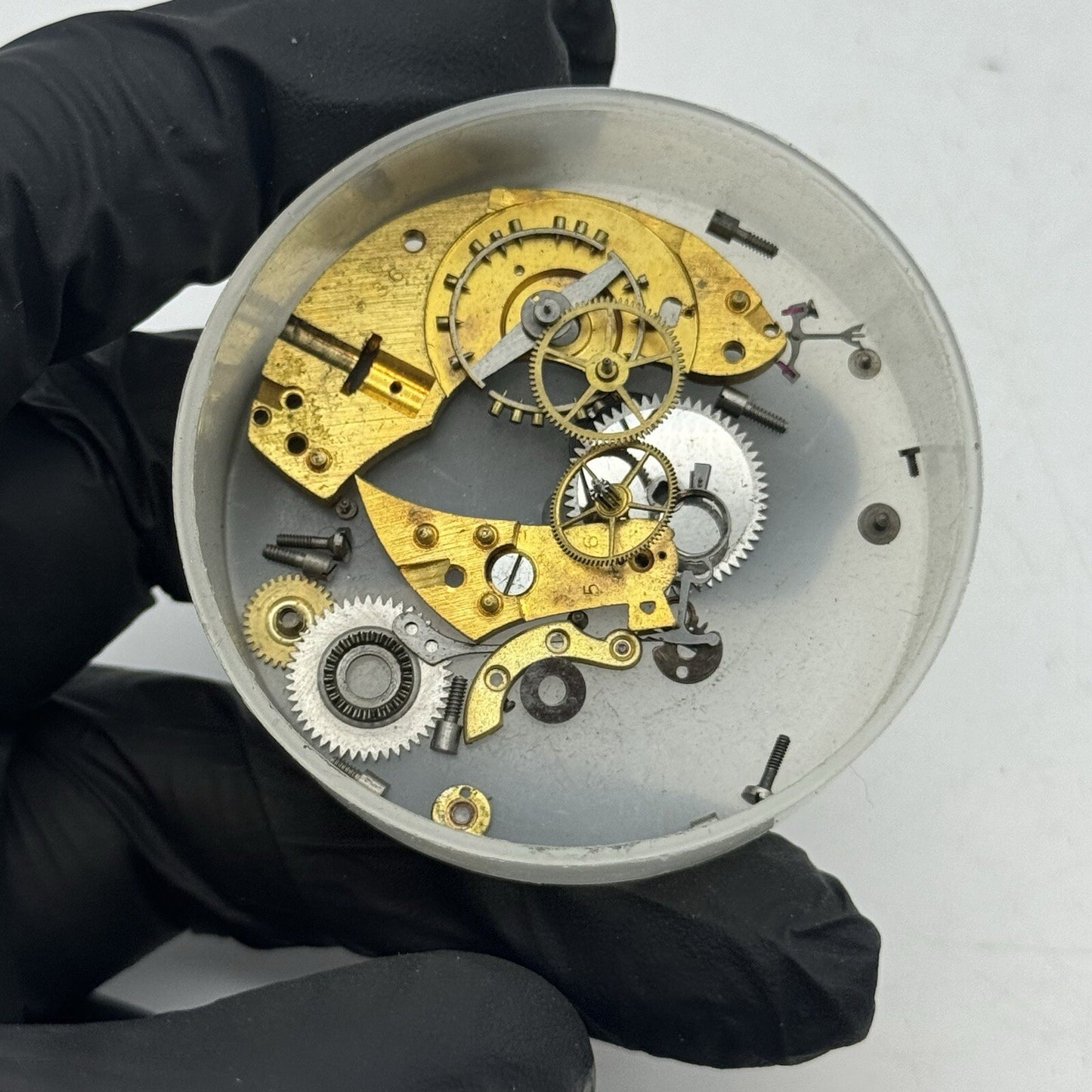 43.1mm Rotherham & Sons Quality Partial Pocket Watch Movement FOR PARTS Restore