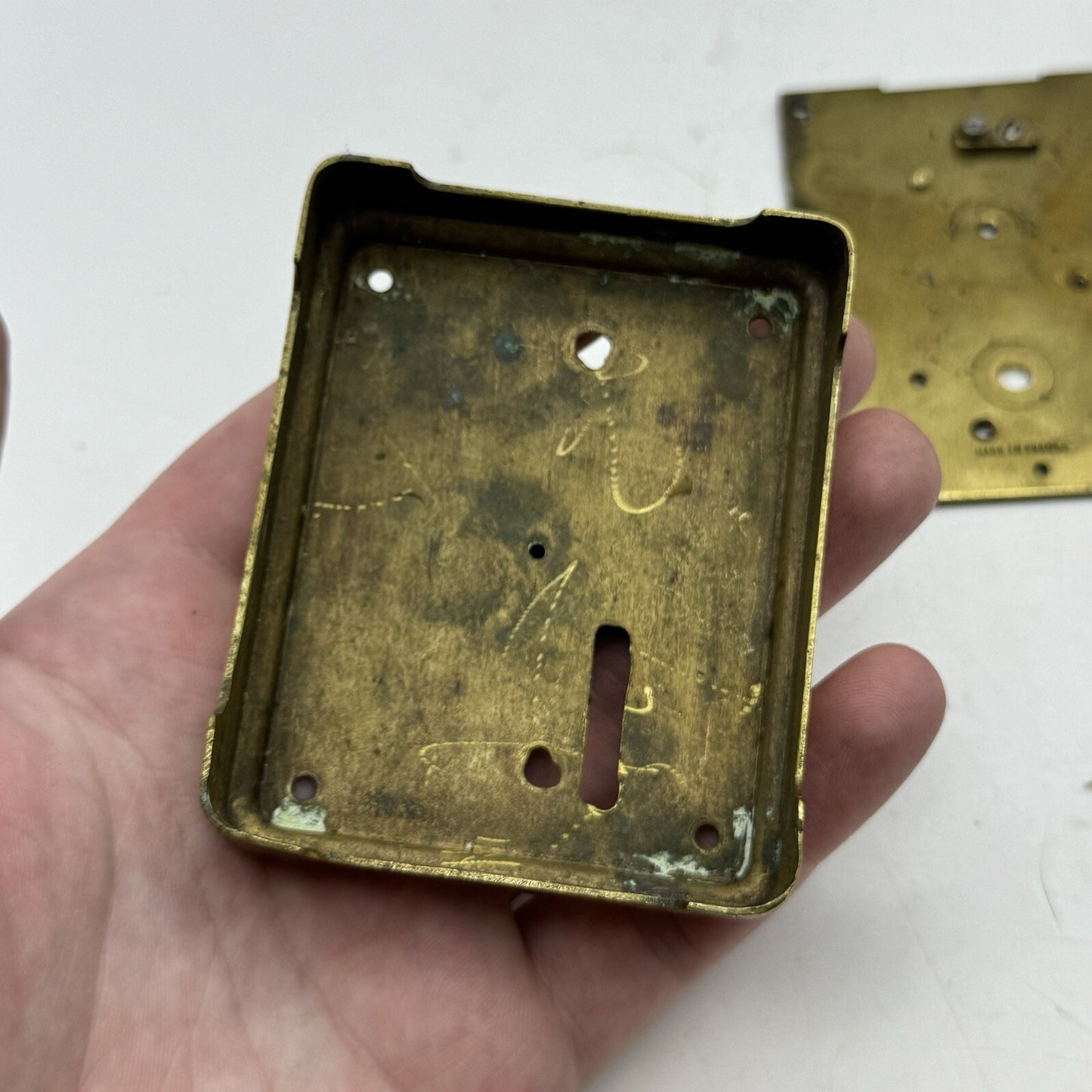 Unidentified Antique Clock Parts Unknown Origin Or Age See Photos Parts Repair
