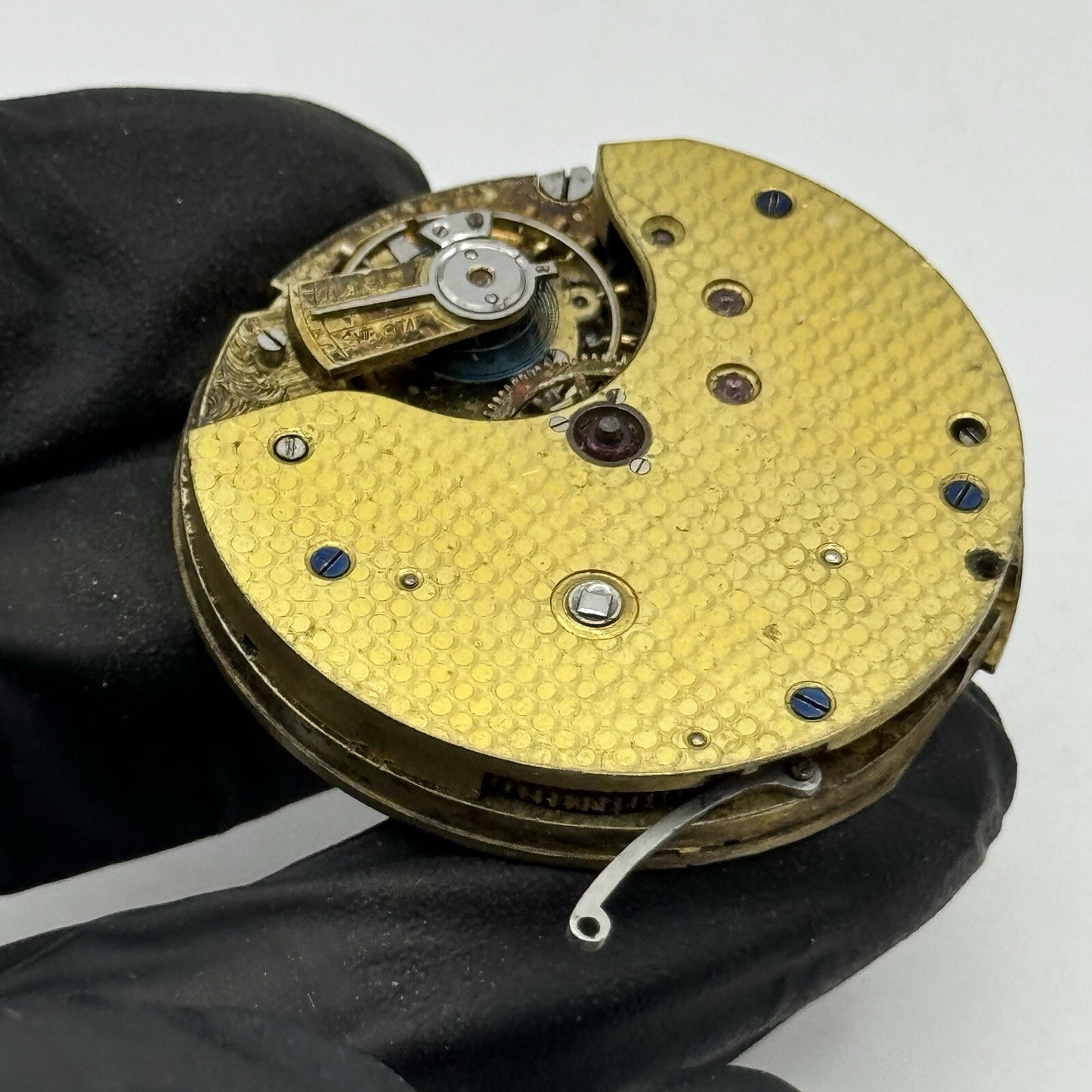 42.8mm Unidentified Good Quality Pocket Watch Movement FOR PARTS Restore
