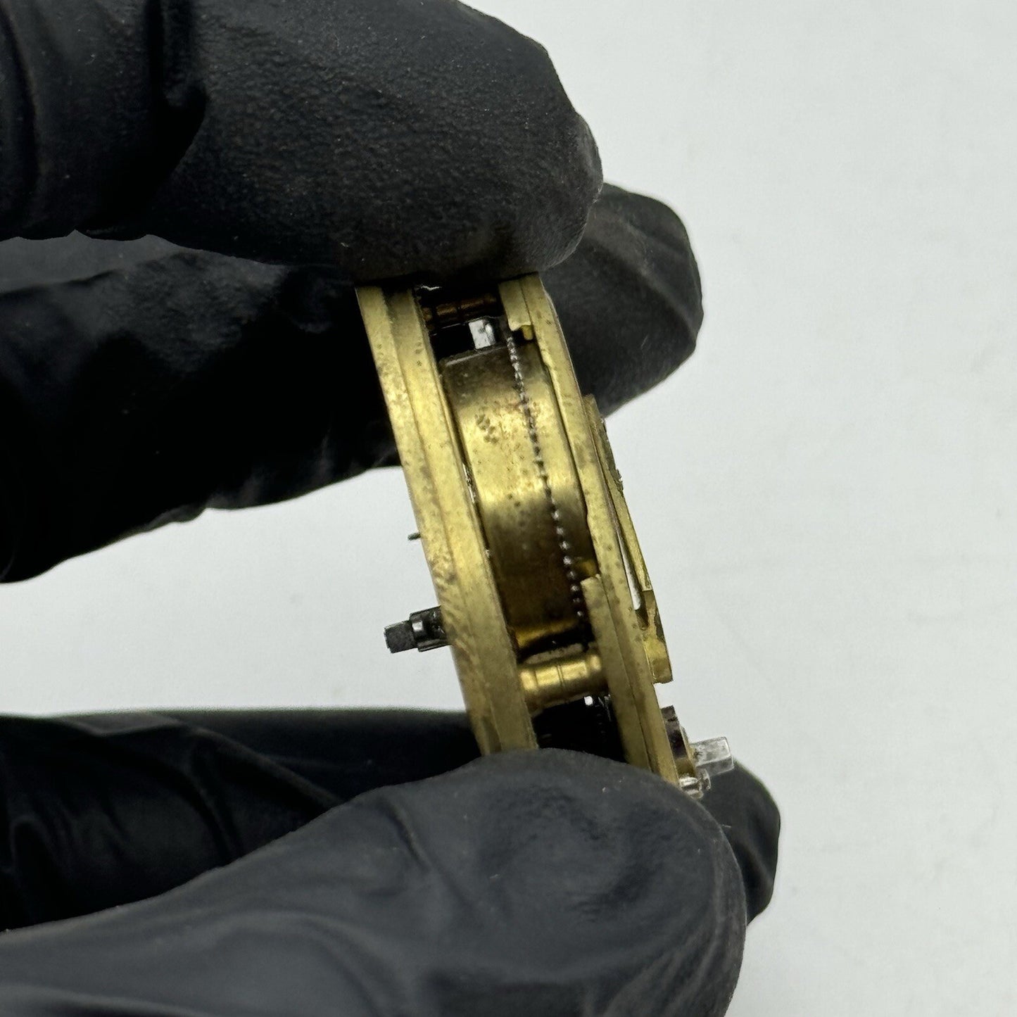 48.1mm Unidentified Fusee Chain Antique Pocket Watch Movement Parts Repair