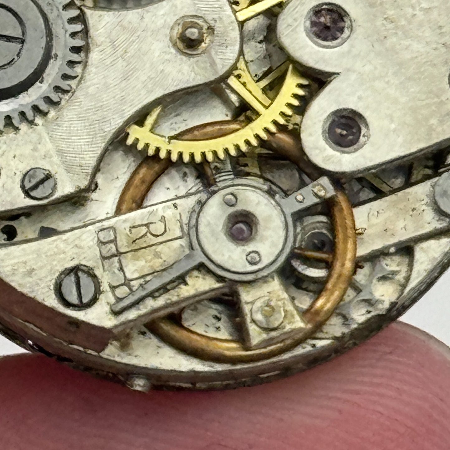 24.5mm Antique Cylinder Escapement Swiss Trench Watch Movement Manual Wind PARTS