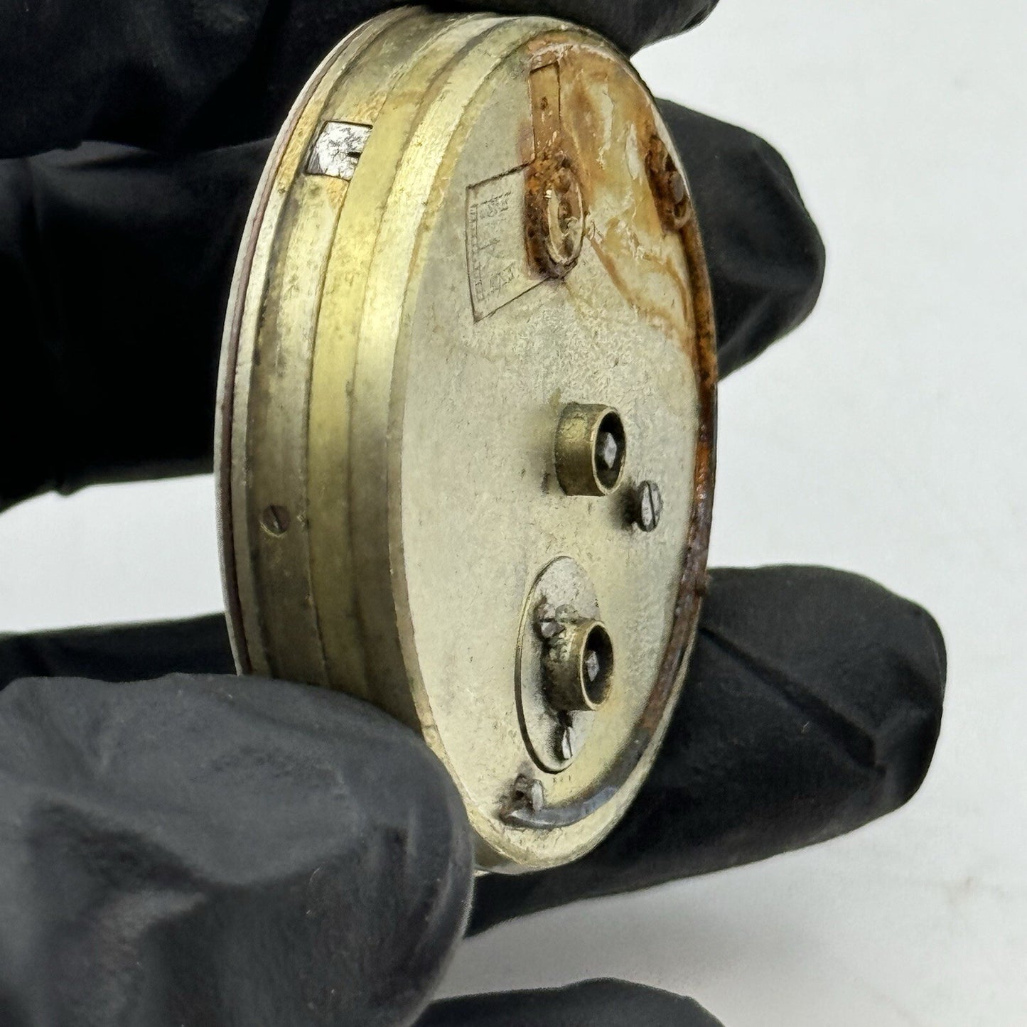 43mm Unidentified 1 x Military Hand Pocket Watch Movement Dial FOR PARTS Repair