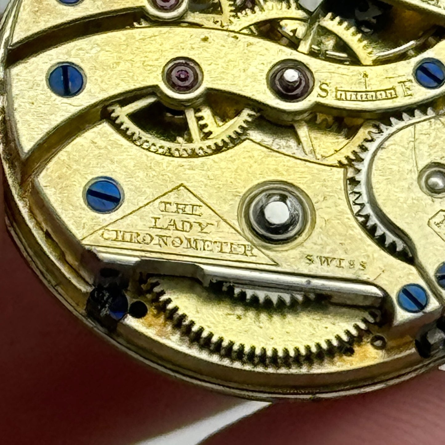 23.2mm P.D The Lady Chronometer High Grade Manual Wind Watch Movement PARTS