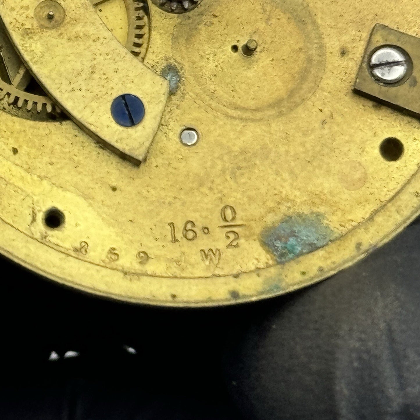 44.7mm J B Yabsley Ludgate Hill London Pocket Watch Movement FOR PARTS